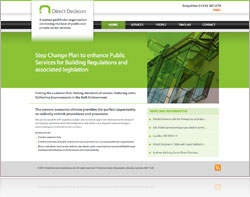 Creative First Stafford branded website design