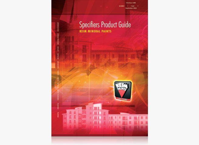 Keim Paints Specifiers brochure cover catalogue booklet