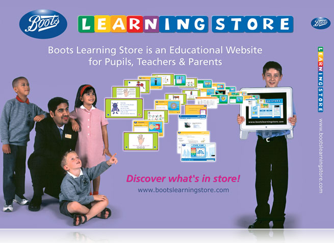 Boots Learning Store pop-up display design