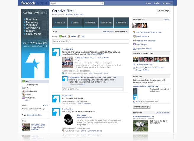 creative first creative1st facebook profile social media reputation management